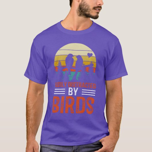T-shirt Surveiller les oiseaux pour les femmes Hommes Faci (Devant)