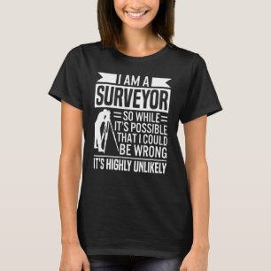 T-shirt Surveyor Land Survey Cartographe Geodesists Va