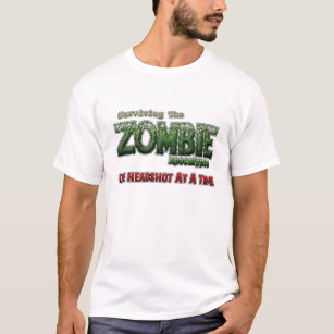 T-shirt Survie de l'apocalypse de zombi