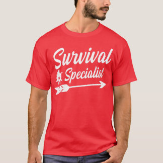 T-shirt Survie Spécialiste de l'artisanat extérieur Survie