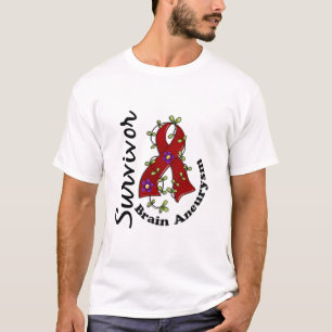 T-shirt Survivant 15 d'anévrisme cérébral