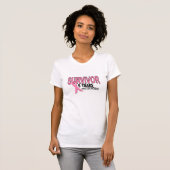 T-shirt Survivant 5 ans et comptes (cancer du sein) (Devant entier)
