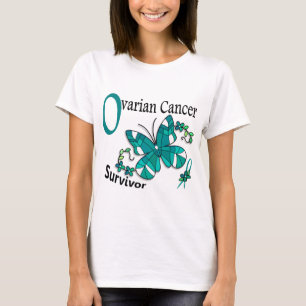 T-shirt Survivant 6 Cancer de l'ovaire