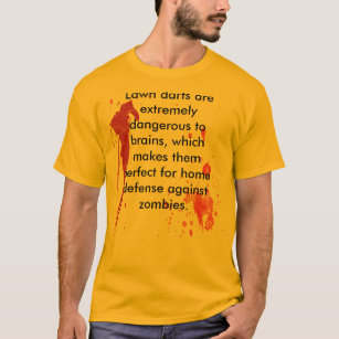 T-shirt Survivant à l'apocalypse de zombi - dards de