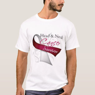 T-shirt Survivant - cancer de la tête et du cou