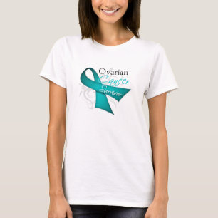 T-shirt Survivant - Cancer de l'ovaire