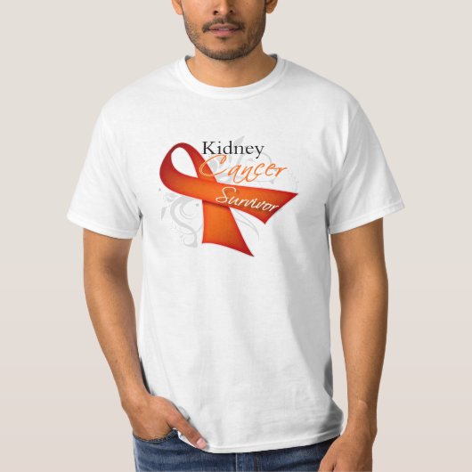 T-shirt Survivant - Cancer de rein (Devant)