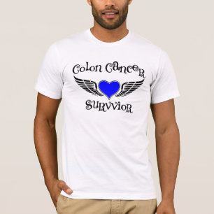 T-shirt Survivant de cancer du colon