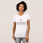 T-shirt Survivant de cancer du sein (Devant entier)