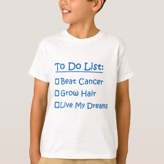 T-shirt Survivant de Cancer pour faire la liste