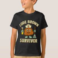 Survivant de Code Brun Humour Médical Infirmière D