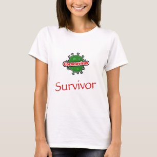 T-shirt Survivant de Coronavirus