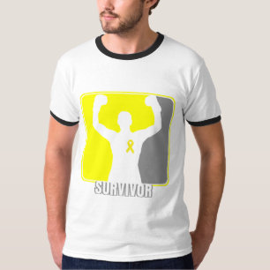 T-shirt Survivant de gain de Cancer de sarcome