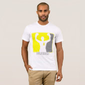 T-shirt Survivant de gain de cancer du testicule (Devant entier)