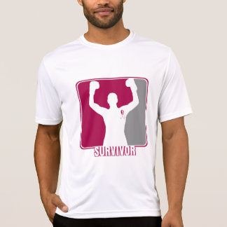 T-shirt Survivant de gain de Cancer principal de cou