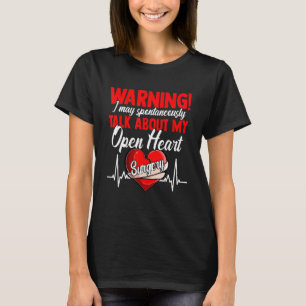 T-shirt Survivant de greffe cardiaque chirurgie du coeur o
