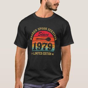 T-shirt Survivant de la cuillère en bois depuis 1979 Anniv