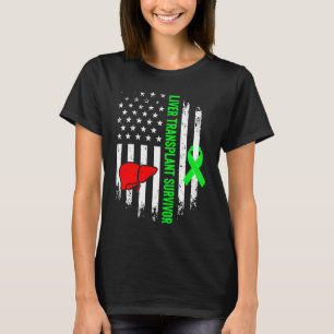 T-shirt Survivant de la greffe du foie Guerrier receveur d