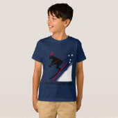 T-shirt Survivant de la leçon de ski (Devant entier)