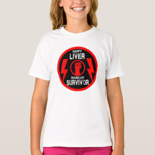 T-shirt Survivant de la transplantation du foie