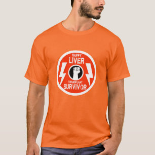 T-shirt Survivant de la transplantation du foie