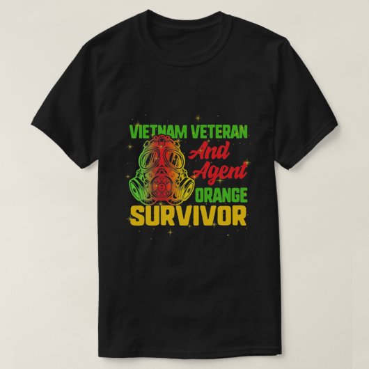 T-shirt Survivant de l'agent orange vétéran du Vietnam (Design devant)
