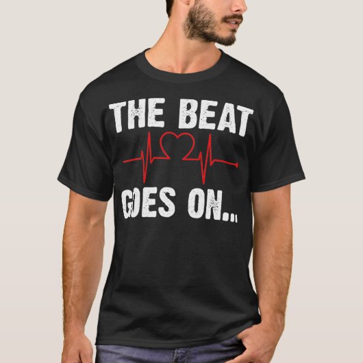T-shirt Survivant De L'Attaque Cardiaque La Blessure Comme (Devant)