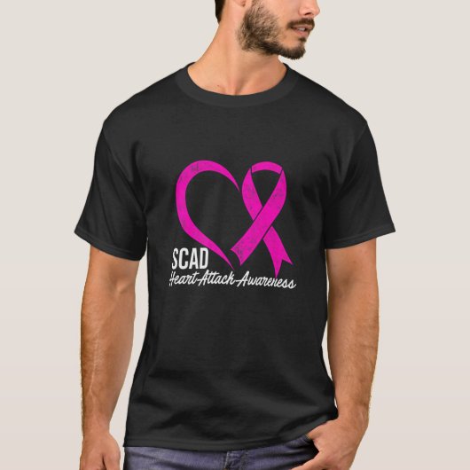 T-shirt Survivant de l'attaque cardiaque Scad survit Guerr (Devant)