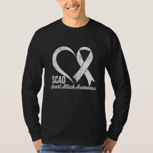 T-shirt Survivant de l'attaque cardiaque Scad survit Guerr