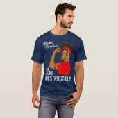 T-shirt Survivant de l'AVC Indestructible Guerrier sensibi (Devant entier)