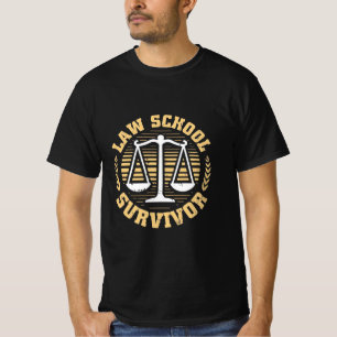 T-shirt Survivant de l'école de droit