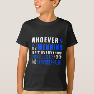 T-shirt Survivant de l'hydrocéphalie Guerrier de sensibili