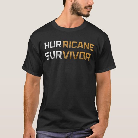 T-shirt Survivant de l'ouragan (Devant)