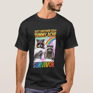 T-shirt Survivant de mal de ventre