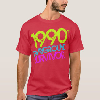 T-shirt Survivant de terrain de jeu des années 1990