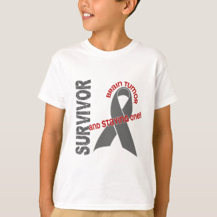 T-shirt Survivant de tumeur cérébrale