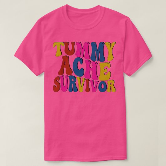 T-shirt Survivant de Tummy Ache (Design devant)