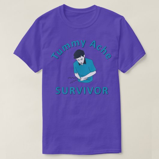 T-shirt Survivant de Tummy Ache (Design devant)