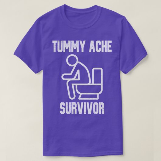 T-shirt Survivant de Tummy Ache (Design devant)