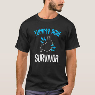 T-shirt Survivant des maux de ventre Maux de ventre IBS H