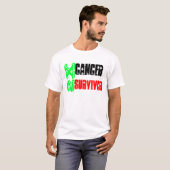 T-shirt survivant du Cancer 2X - T personnalisable (Devant entier)