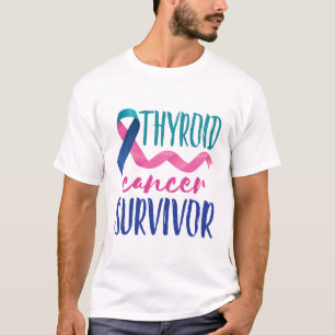 T-shirt Survivant du cancer de la thyroïde