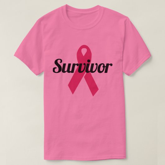 T-shirt Survivant du cancer du sein (Design devant)