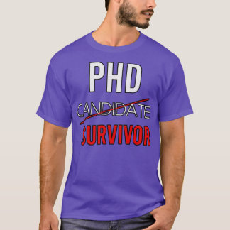 T-shirt Survivant du candidat au doctorat 23
