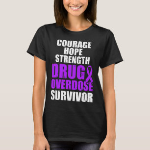 T-shirt Survivant du guerrier de sensibilisation à la surd