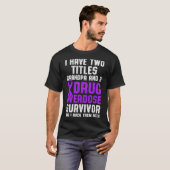 T-shirt Survivant du guerrier de sensibilisation à la surd (Devant entier)