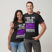 T-shirt Survivant du guerrier de sensibilisation à la surd (Unisexe)
