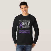 T-shirt Survivant d'un faux Soi de la conscience de l'Abus (Devant entier)