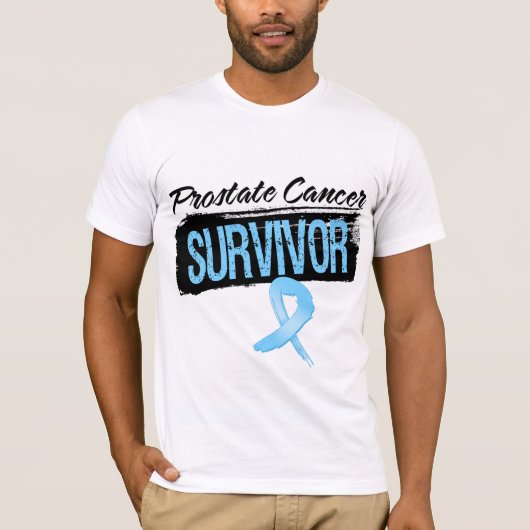 T-shirt Survivant frais de cancer de la prostate (Devant)