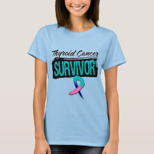 T-shirt Survivant frais de cancer de la thyroïde